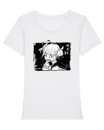 Himiko Toga  Tricou mânecă scurtă guler larg fitted Damă Expresser