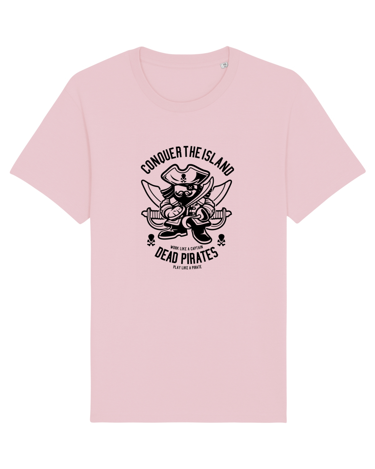 Tricou mânecă scurtă Unisex Rocker Cotton Pink