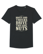 GIRL Tricou mânecă scurtă guler larg Bărbat Skater