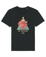 Pentru Crăciun în familie - Our Christmas tree Tricou mânecă scurtă Unisex Rocker