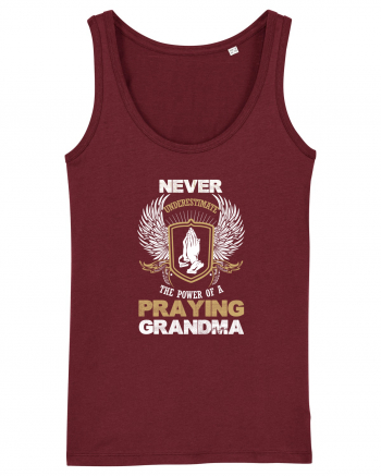 PRAYING GRANDMA Burgundy