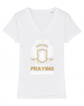 PRAYING GRANDMA White