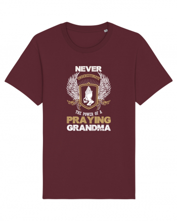 PRAYING GRANDMA Burgundy