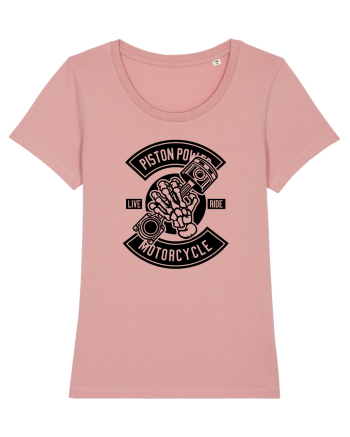 Piston Skull Motorcycle Black Canyon Pink