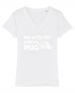 PUG Tricou mânecă scurtă guler V Damă Evoker