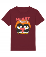 Pentru Crăciun în familie - Familia veselă, cuplu Tricou mânecă scurtă  Copii Mini Creator