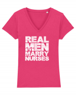 NURSE Tricou mânecă scurtă guler V Damă Evoker