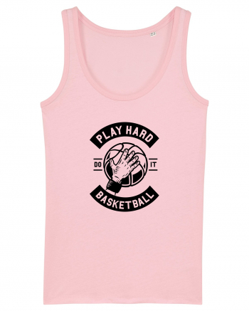 Play Hard Basketball Black Cotton Pink