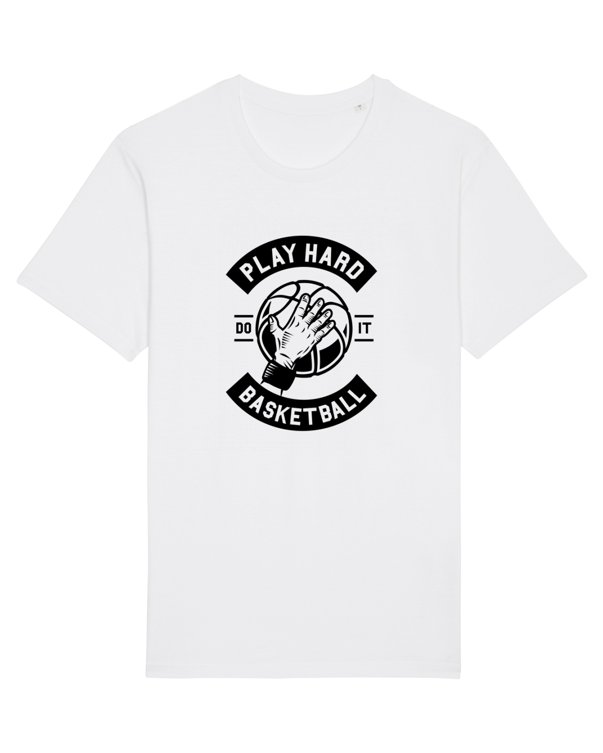 Tricou mânecă scurtă Unisex Rocker White