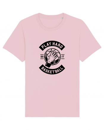 Play Hard Basketball Black Cotton Pink