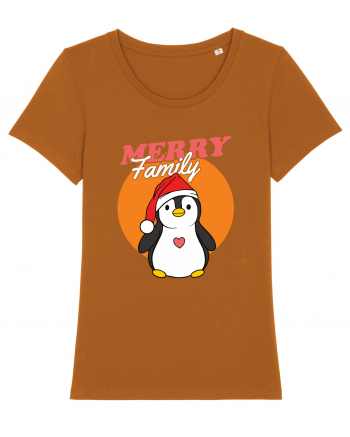 Pentru Crăciun în familie - Familia veselă, pinguin cu căciulă Roasted Orange