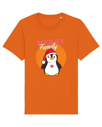 Pentru Crăciun în familie - Familia veselă, pinguin cu căciulă Bright Orange