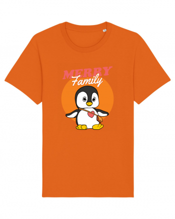 Pentru Crăciun în familie - Familia veselă, pinguin cu geantă Bright Orange