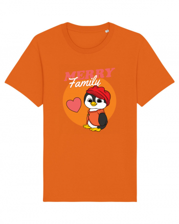 Pentru Crăciun în familie - Familia veselă, pinguin cu șapcă Bright Orange