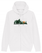 Wild forest Hanorac cu fermoar Unisex Connector