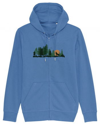 Wild forest Bright Blue