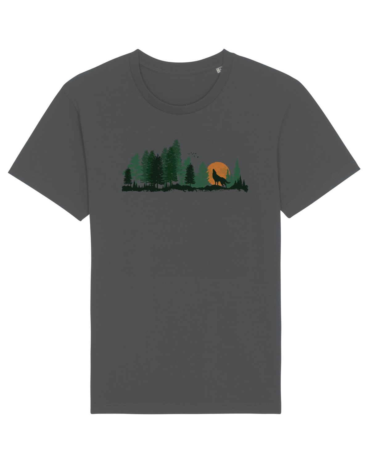 Tricou mânecă scurtă Unisex Rocker Anthracite