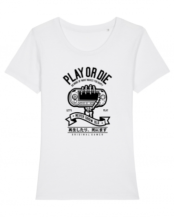 Play or Die Skeleton Black White