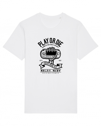 Play or Die Skeleton Black White