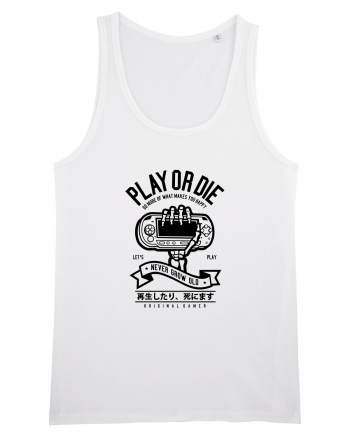 Play or Die Skeleton Black White