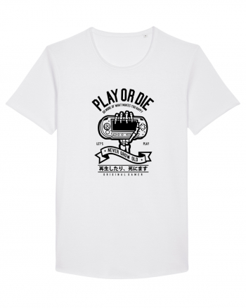 Play or Die Skeleton Black White