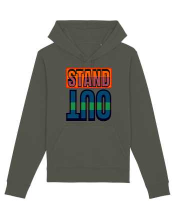 Stand Out. Motivational Quote Khaki