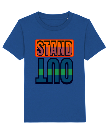 Stand Out. Motivational Quote Majorelle Blue