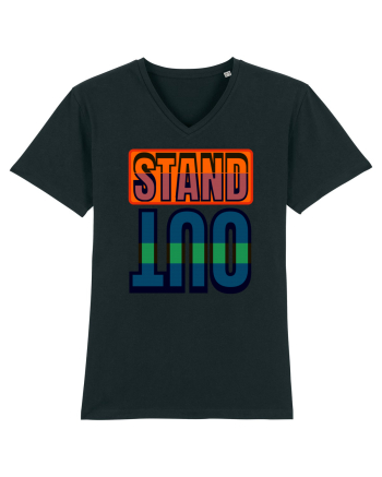 Stand Out. Motivational Quote Black
