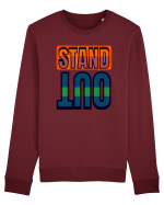 Stand Out. Motivational Quote Bluză mânecă lungă Unisex Rise