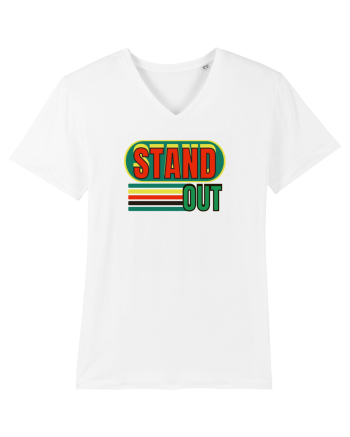 Stand Out. Motivational Quote White