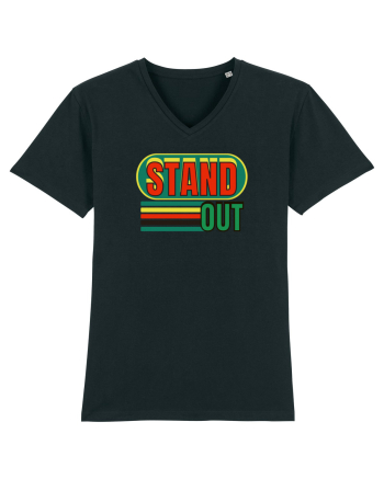Stand Out. Motivational Quote Black