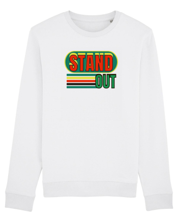 Stand Out. Motivational Quote White