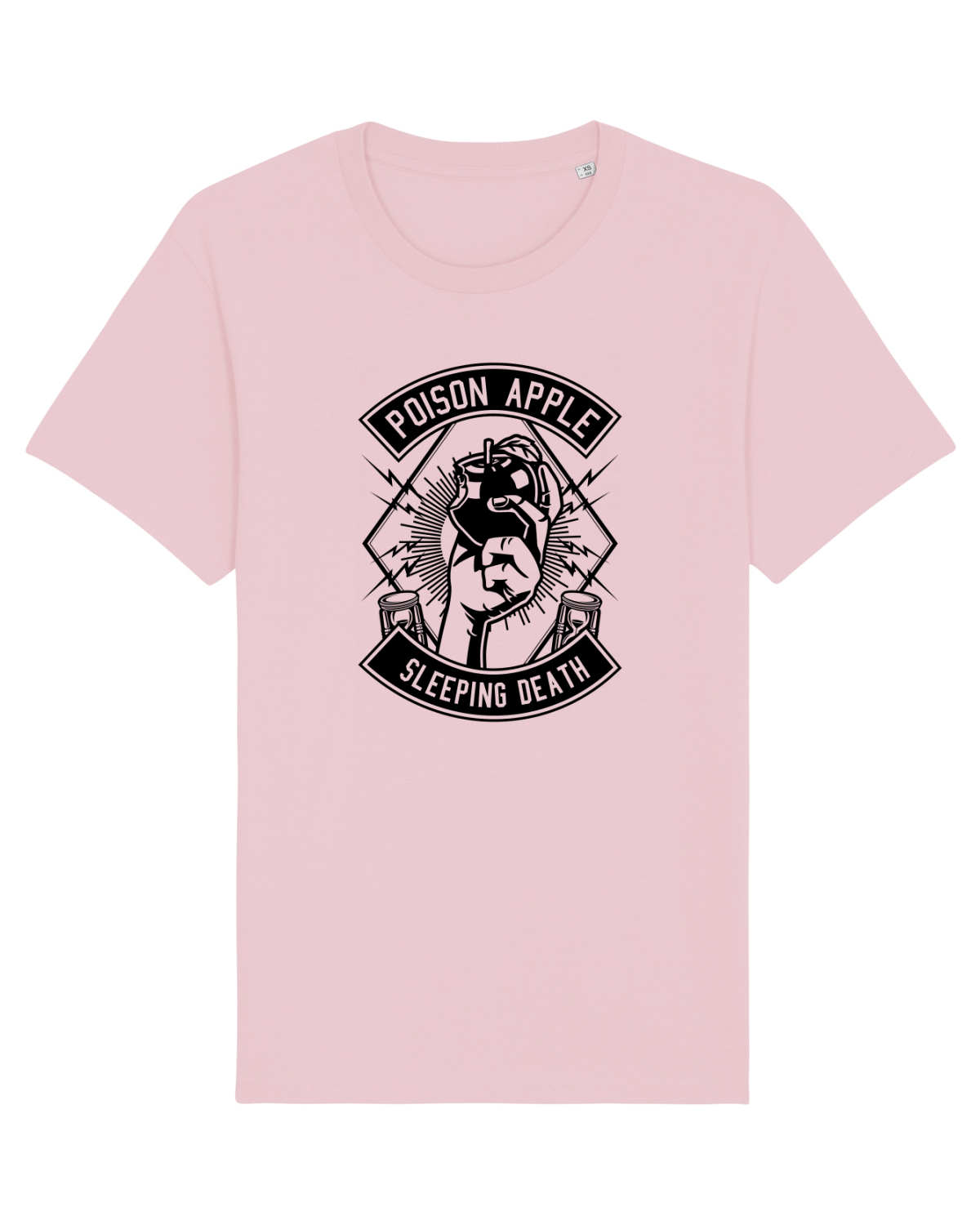 Tricou mânecă scurtă Unisex Rocker Cotton Pink