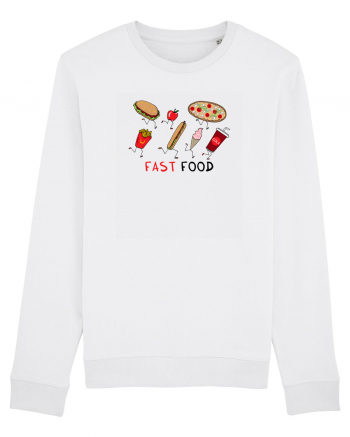 Fast Food Bluză mânecă lungă Unisex Rise