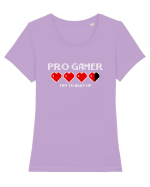 Pro Gamer Tricou mânecă scurtă guler larg fitted Damă Expresser