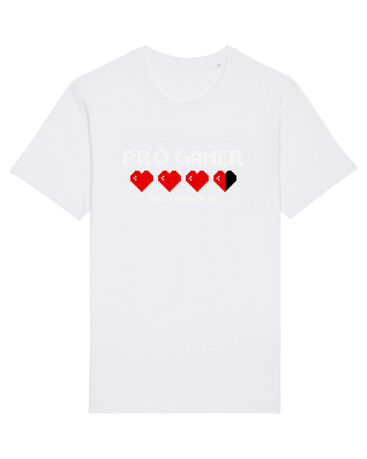 Tricou mânecă scurtă Unisex Rocker White