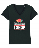 SHOP Tricou mânecă scurtă guler V Damă Evoker