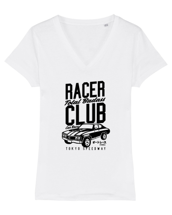 Racer Club Muscle Car Black White