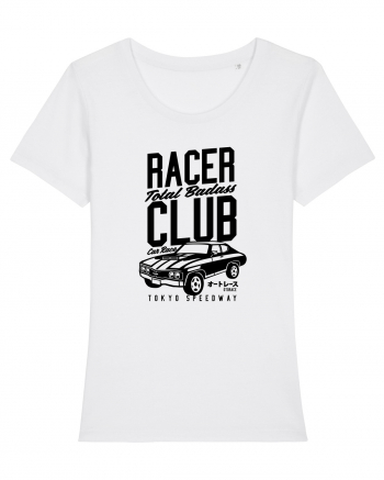Racer Club Muscle Car Black White