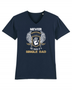 SINGLE DAD Tricou mânecă scurtă guler V Bărbat Presenter