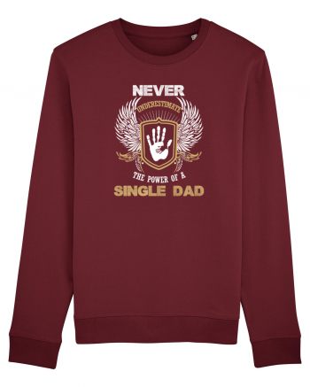 SINGLE DAD Burgundy