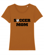 SOCCER MOM Tricou mânecă scurtă guler larg fitted Damă Expresser