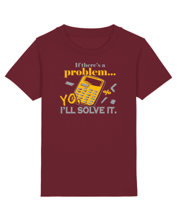 CALCULATOR Burgundy