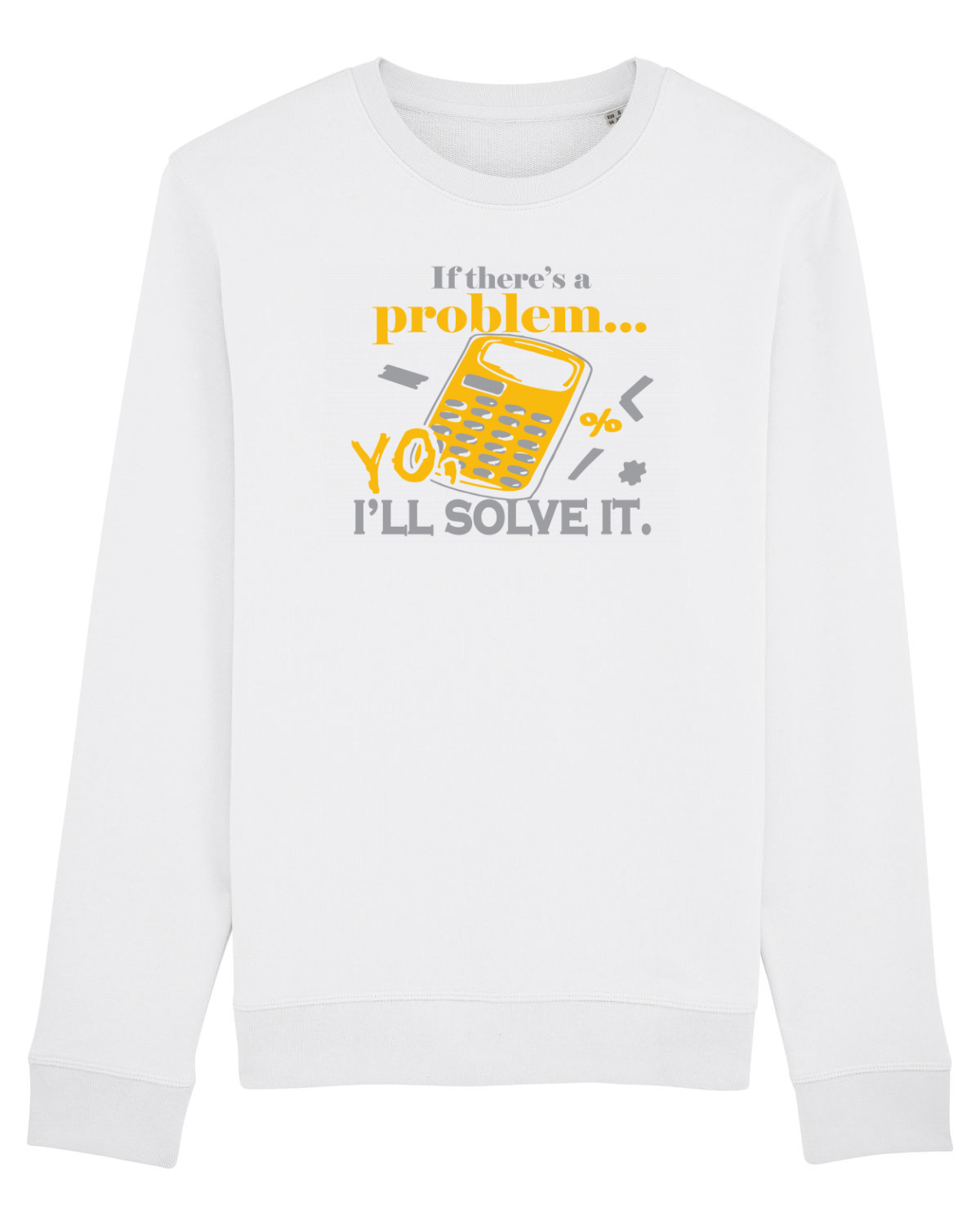 Bluză mânecă lungă Unisex Rise White