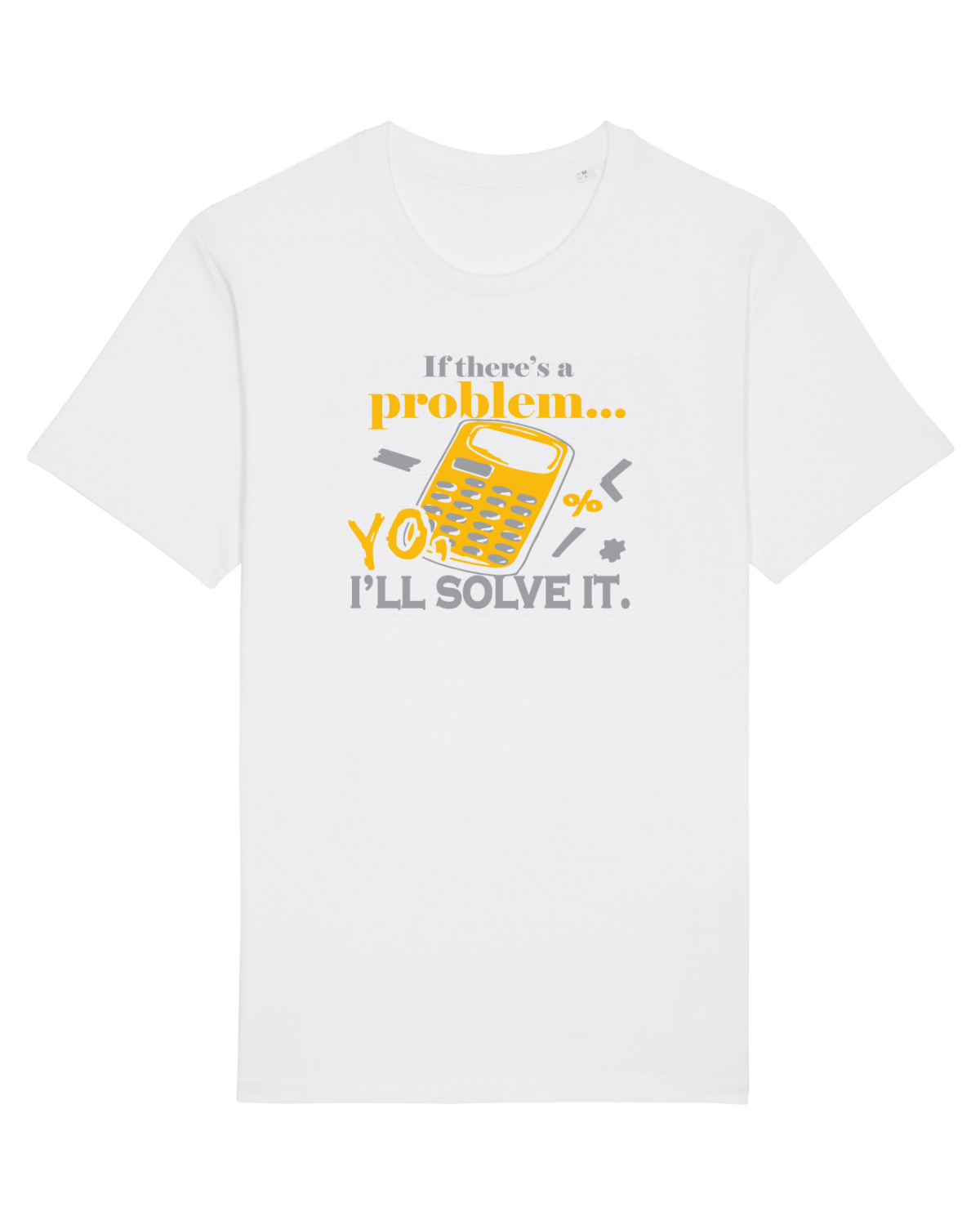 Tricou mânecă scurtă Unisex Rocker White
