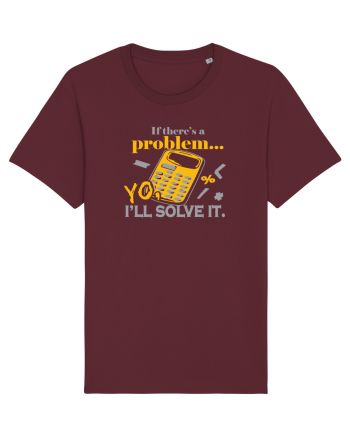 CALCULATOR Burgundy