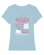 BOOK Tricou mânecă scurtă guler larg fitted Damă Expresser