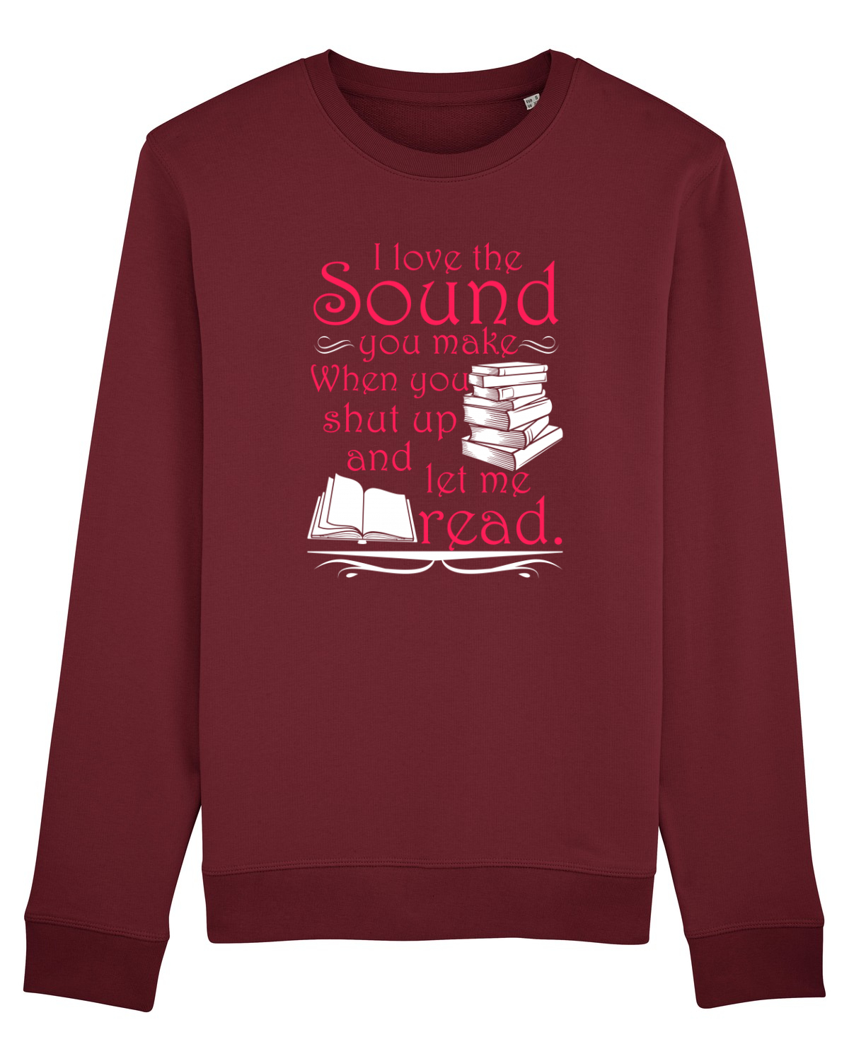 Bluză mânecă lungă Unisex Rise Burgundy