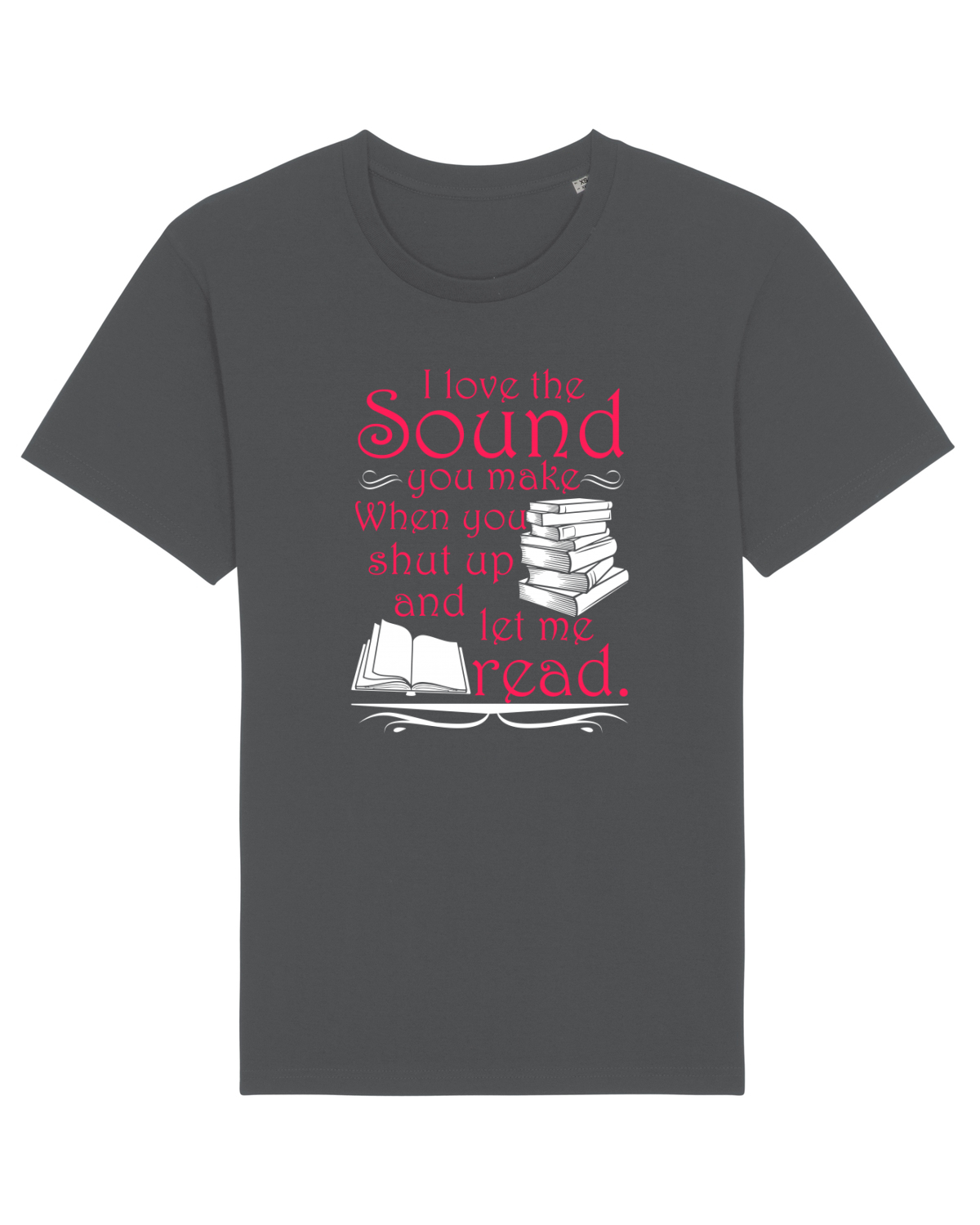 Tricou mânecă scurtă Unisex Rocker Anthracite