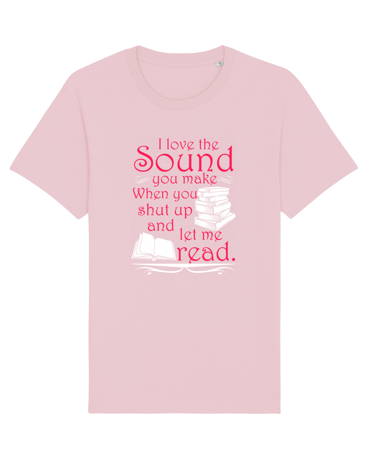 Tricou mânecă scurtă Unisex Rocker Cotton Pink